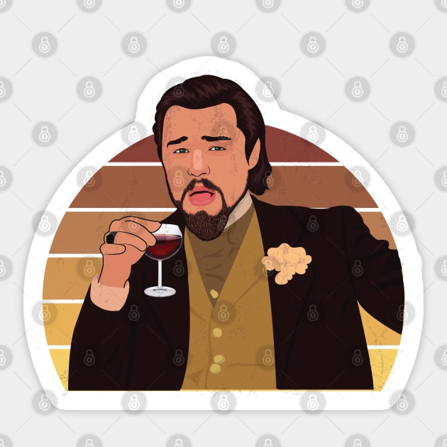 Di Caprio Laughing Meme Sticker by TheAwesome